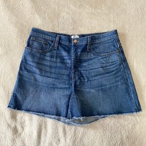 J.Crew Hi Rise Denim Shorts Size 32 Waist